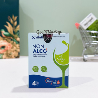  Viên Uống Giải Rượu Non Alco hỗ trợ tan 70% nồng độ cồn sau 40 phút sử dụng và giảm đau đầu chóng mặt 