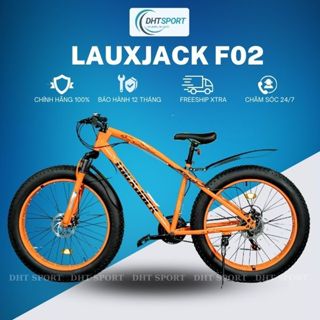 Xe đạp thể thao bánh béo thương hiệu Lauxjack 26 icnh - 21 tốc độ thiết kế gấp gọn tiện lợi