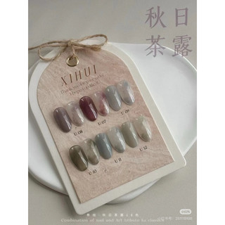 Set sơn thạch XIHUI 18 màu tone mùa thu siêu chất - Chính hãng cao cấp