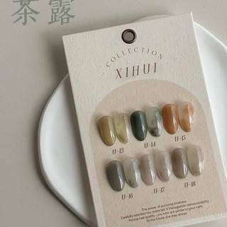 Set sơn thạch XIHUI 18 màu tone mùa thu siêu chất - Chính hãng cao cấp
