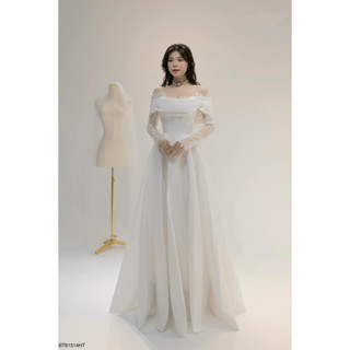 ẢNH THẬT SHOP _ Váy tiệc, đi bàn dài tay phối ren mi cao cấp