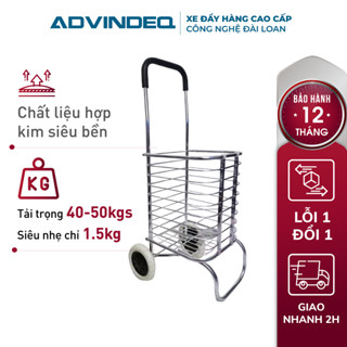 Xe kéo đi chợ ADVINDEQ TL-90C nhập khẩu, tiện lợi khi leo cầu thang bảo hàng chính hãng 12 tháng toàn quốc