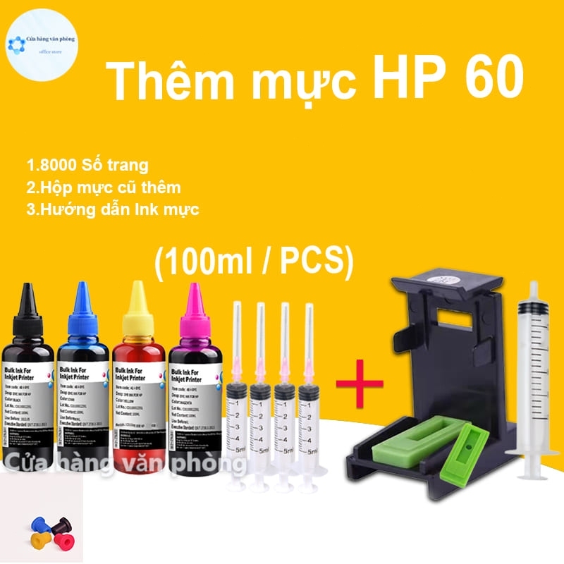 Hộp mực hp-60 và hp60 giành cho máy For HP Deskjet D2530 D2545 D2560 D2563 F4210 F4213 F4235 F4240 F