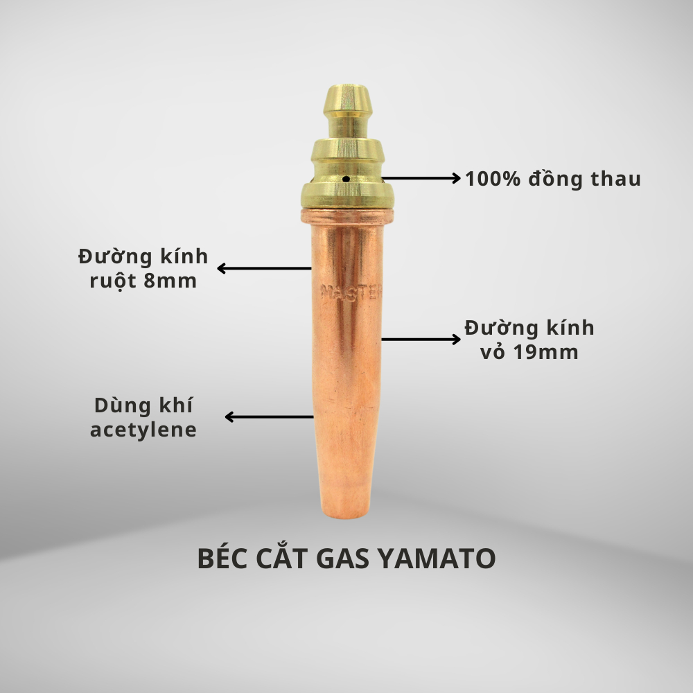 Béc Cắt Gas Yamato Dùng Cắt Gió Đá Hiệu Quả, Dễ Sử Dụng