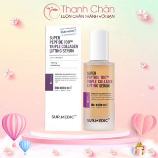 Tinh Chất Trẻ Hoá, Tái Tạo Da SURMEDIC Super Peptide 100tm Collagen Lifting Serum 50ml