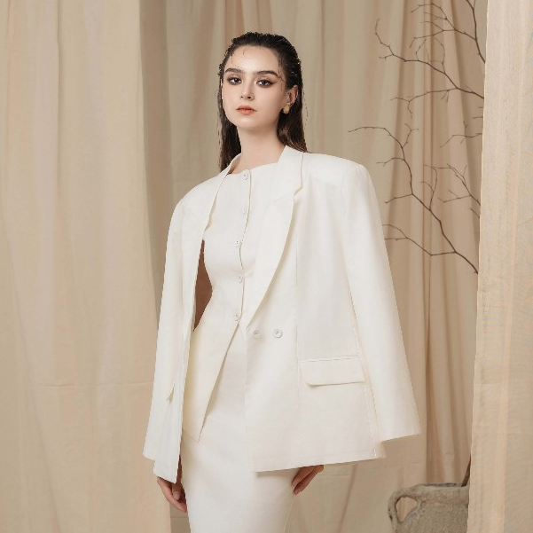 LENCIS - Áo VEST nữ cao cấp, Áo BLAZER choàng ngoài phối mọi phong cách, chất liệu linen premim
