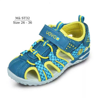 Sandal bít mũi UOVO ST32 hỗ trợ lót đế chỉnh hình cho bé bàn chân bẹt LIMIBABY Giày Rọ thể thao năng động 3 - 12 tuổi