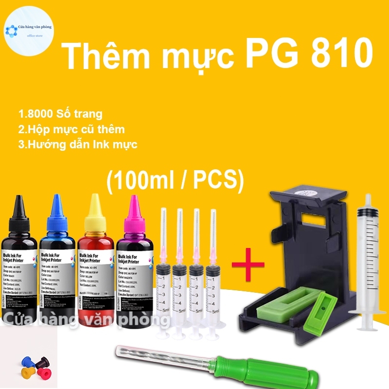 Hộp mực Canon PG 810 và CL 811 PG810 CL811 giành cho máy For Canon PIXMA iP2770 iP2772 MP237 MP245 M