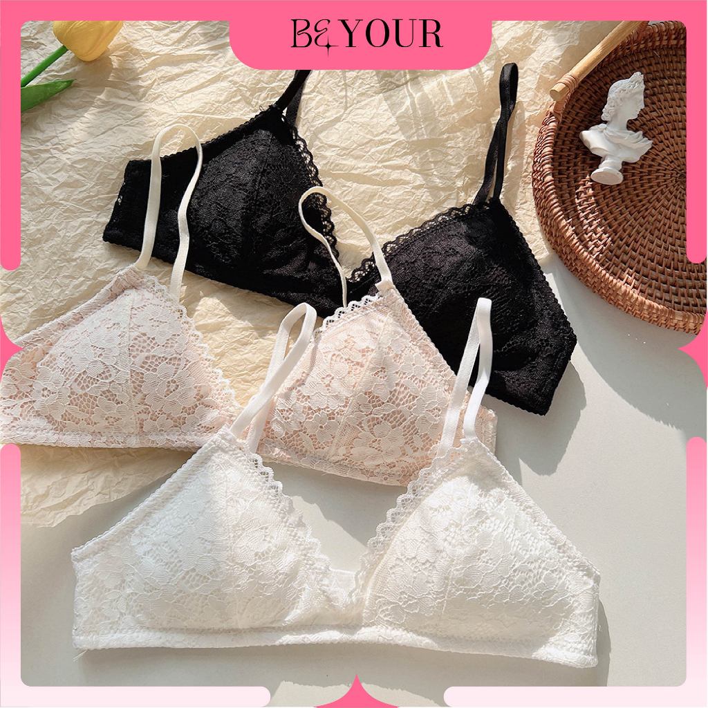 Áo Ngực Nữ cotton Phối Ren Không Gọng Thoải Mái Nhiều Màu, Áo Ngực Nữ Nâng Ngực Nhẹ Nhàng Mã ANM-55 | BigBuy360 - bigbuy360.vn