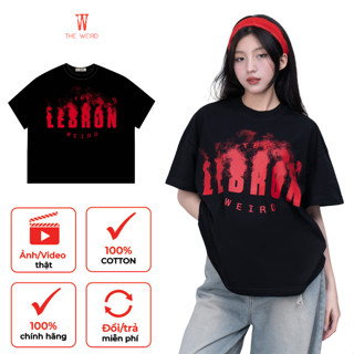 LOCAL BRAND Áo thun The Weird Phong Cách Unisex Form Rộng ATK1126
