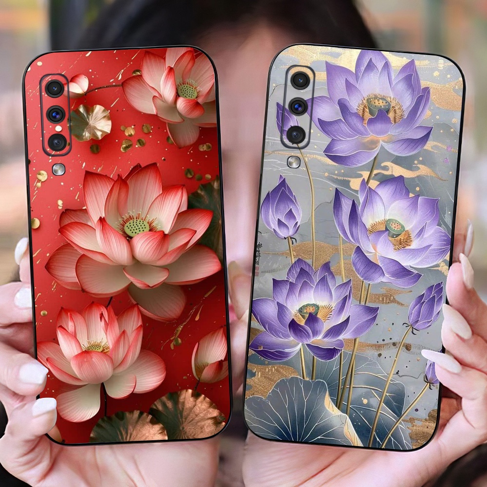 ốp lưng Samsung a30s / ss a50 / ss a50s / ss a70 / a70s in hình hoa sen sang trọng