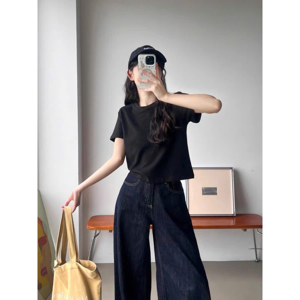 ÁO THUN CRT BOXY DÁNG NỮ 2026  DỄ THƯƠNG DỄ PHỐI ĐỒ | BigBuy360 - bigbuy360.vn
