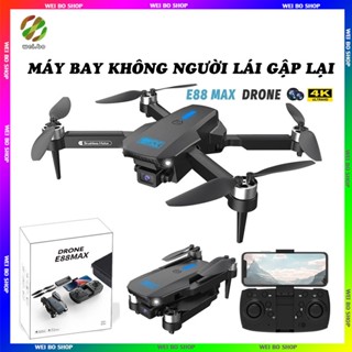 Flycam E88 Max ,Drone camera 4k mini Flycam điều khiển từ xa Camera kép Chụp chống rung Camera kép Máy Bay