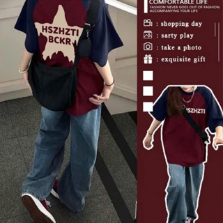 Áo thun RAGLAN form rộng tay lỡ nam nữ SAM CLO phông dáng Unisex - áo cặp, áo lớp phối tay in chữ bckr hình NGÔI SAO ZTI