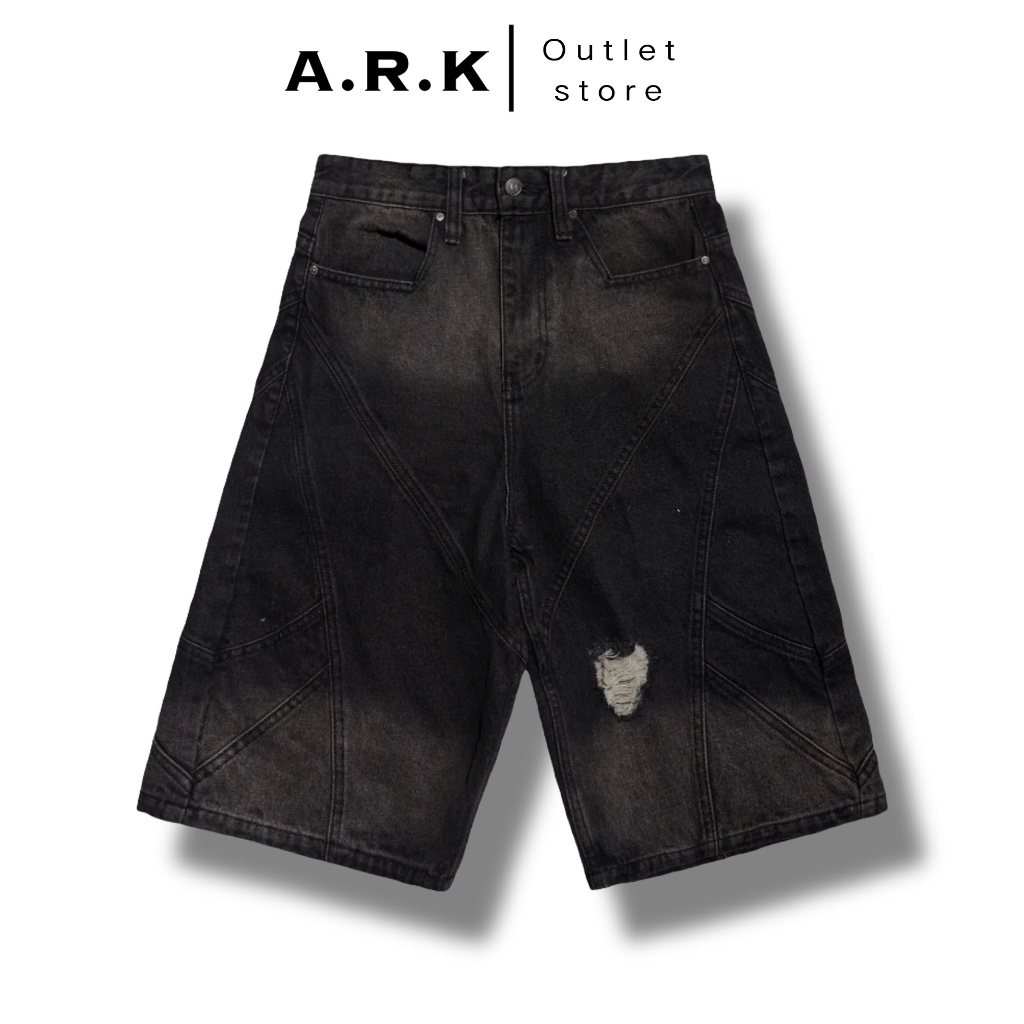Quần BAGGY JEAN SHORT UNISEX M350 [ outlet a.r.k ]