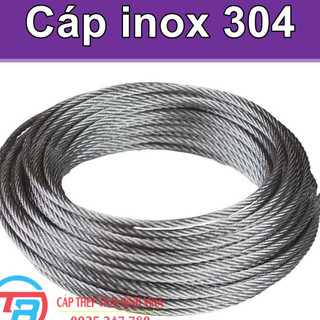 Dây cáp INOX 304 Ø [ 4mm ] - CÁP THÉP THÁI BÌNH VINA