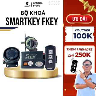 Bộ khóa Smartkey Fkey dành cho xe Exciter 2010, Sirius xăng cơ, Jupiter xăng cơ,...