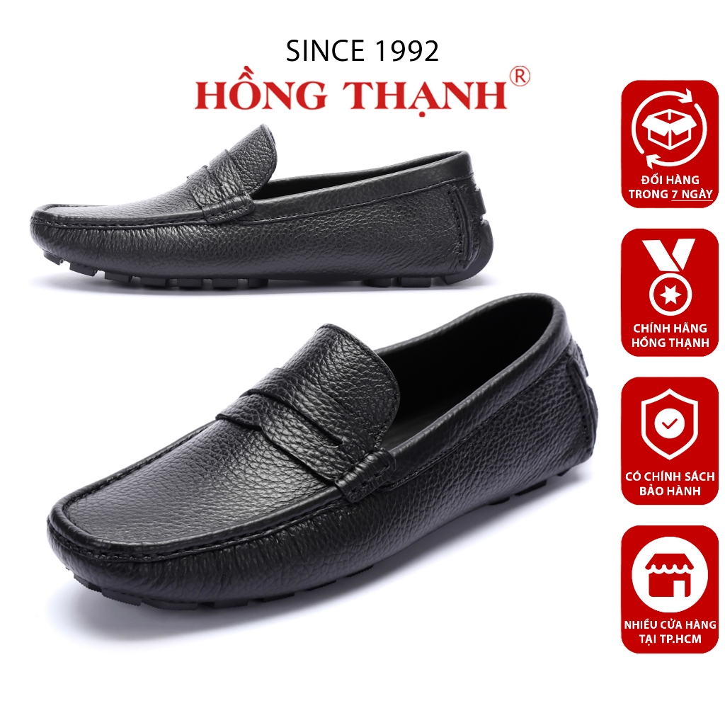 HỒNG THẠNH - Giày Lười Nam Da Bò Cao Cấp Và Êm Ái - 4277