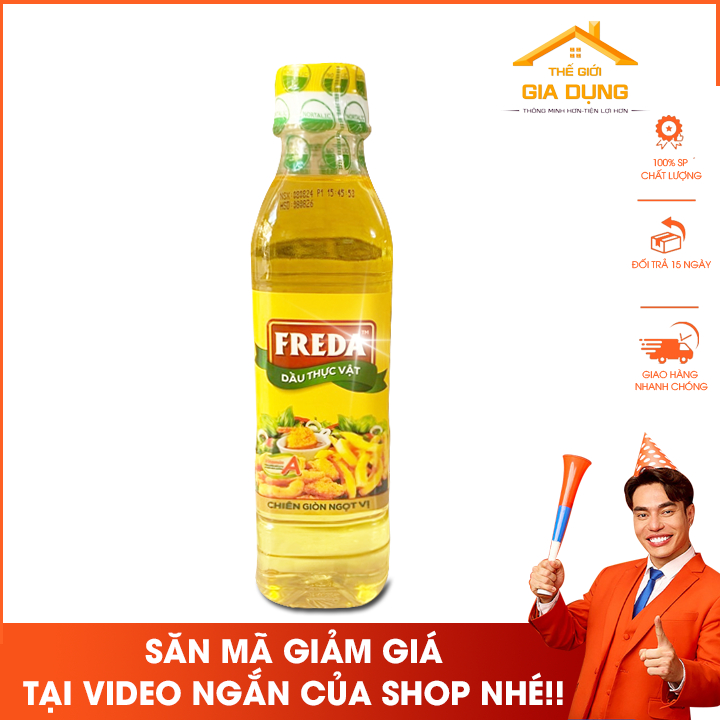Dầu thực vật Freda chai 400ml
