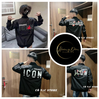 Áo Khoác Gió Nam Nữ Unisex Thêu Chữ DSQUARED2 Hình In Đẹp Form Rộng Chất Gió 2 Lớp Style Fashion Dành Cho Giới Trẻ 2024