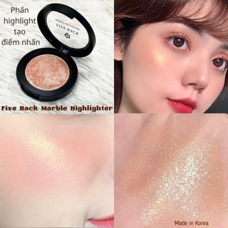 Phấn bắt sáng Hàn Quốc Five Back Marble Highlighter 6g