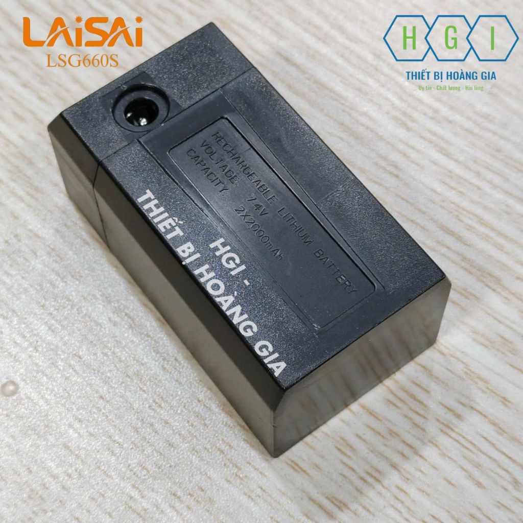Pin sạc chính hãng máy cân bằng laser 2 tia xanh LAISAI LSG609S / 5 tia xanh LAISAI UNG660SL