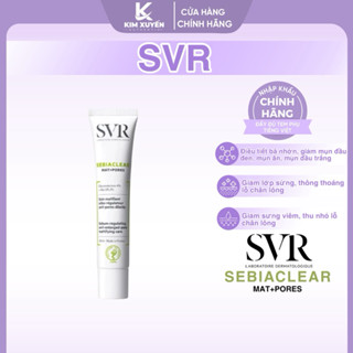  Kem dưỡng da làm giảm mụn SVR SEBIACLEAR MAT+PORES 40ml 