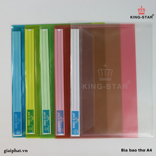 Bìa bao thơ A4 Kingstar (12 cái = 1 xấp)