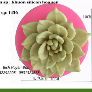 Khuôn silicon sen đá lớn 1456
