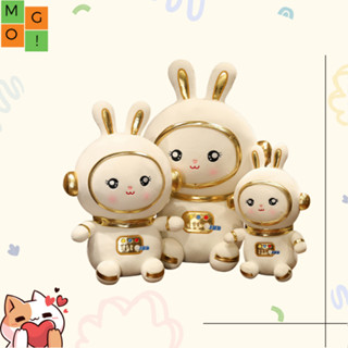  Gấu Bông MGO! Gấu Bông Thỏ Phi Hành Gia Vũ Trụ Món Quà May Mắn Ý Nghĩa Màu Cực Sang Xịn 