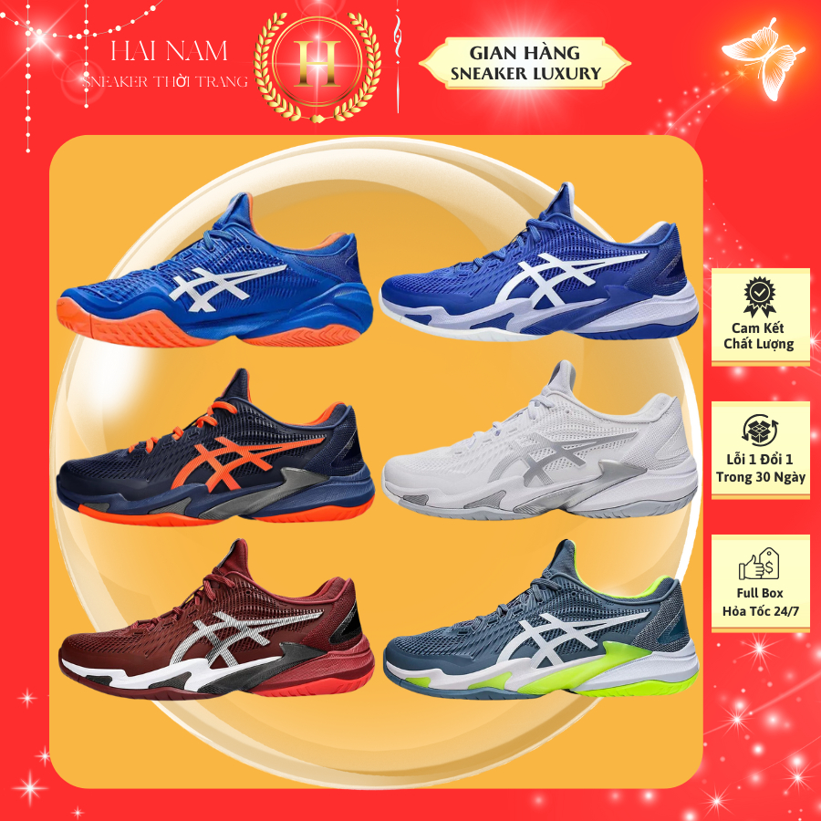 Giày Tennis Asics Court FF 3 Đủ Các Phối Màu Basic Full Box