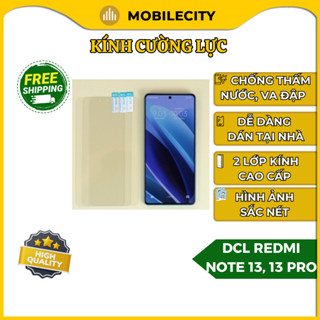 (3 Cái) Dán Cường Lực Xiaomi Note 13, Note 13 Pro, Note 13 Pro+ - Giảm Bám Vân Tay - 2 Lớp Kính Cao Cấp
