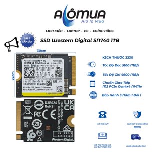 Ổ Cứng SSD M2 Nvme Định Dạng 2230 256GB/512GB/1TB Chuyên Nâng Cấp Surface, Laptop, Pc, Mini Pc. Bảo Hành 3 Năm
