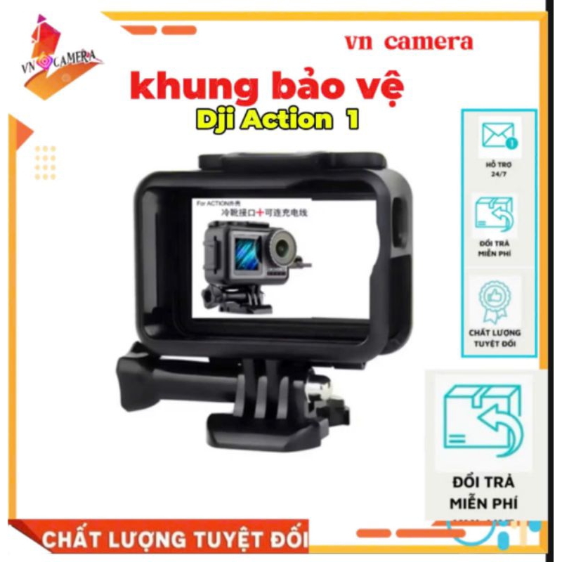 khung bảo vệ dji action 1, phụ kiện dji camera
