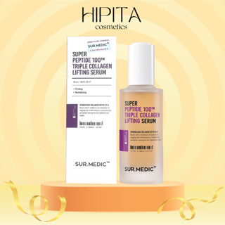Tinh Chất Trẻ Hoá, Tái Tạo Da Sur.medic+ Super Peptide 100tm Collagen Lifting Serum 50ml