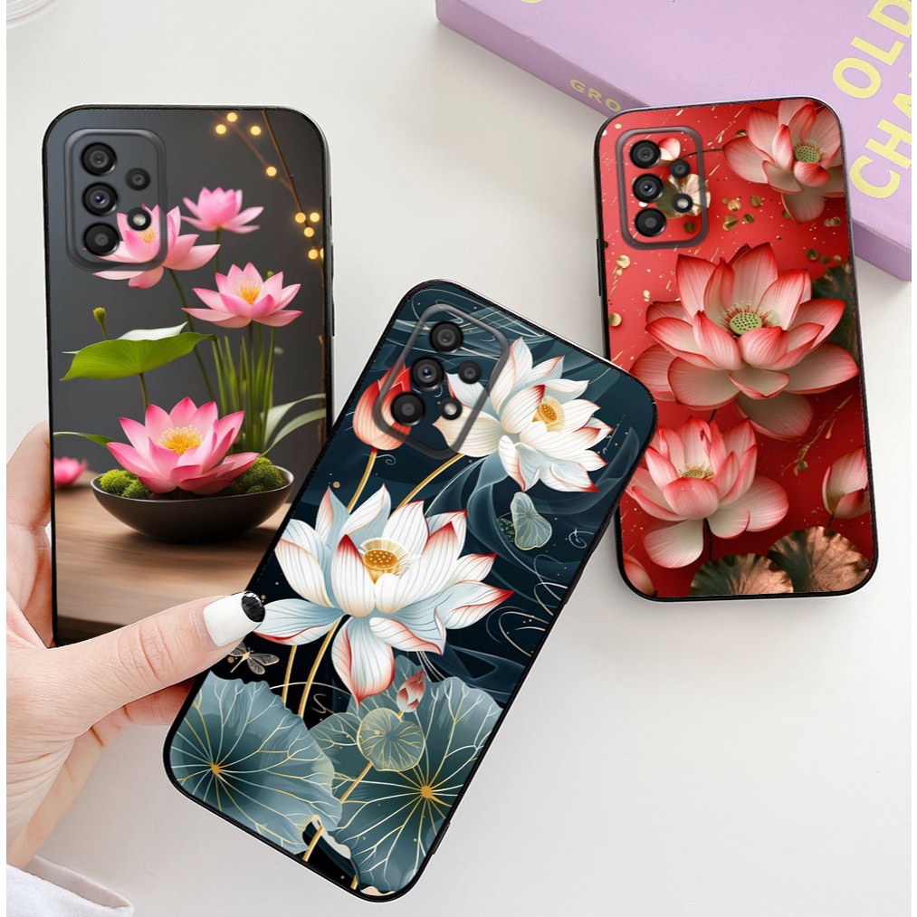 ốp lưng Samsung a33 5G / ss a53 5G / ss a73 5G / ss a13 4G / ss a23 4G in hình hoa sen sang trọng