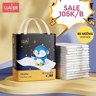 [WAI] Bỉm WAI Miếng Lót Chống Thấm Cho Bé Thay Tã Bỉm Wai, Tấm Lót Chống Thấm Cho Bé