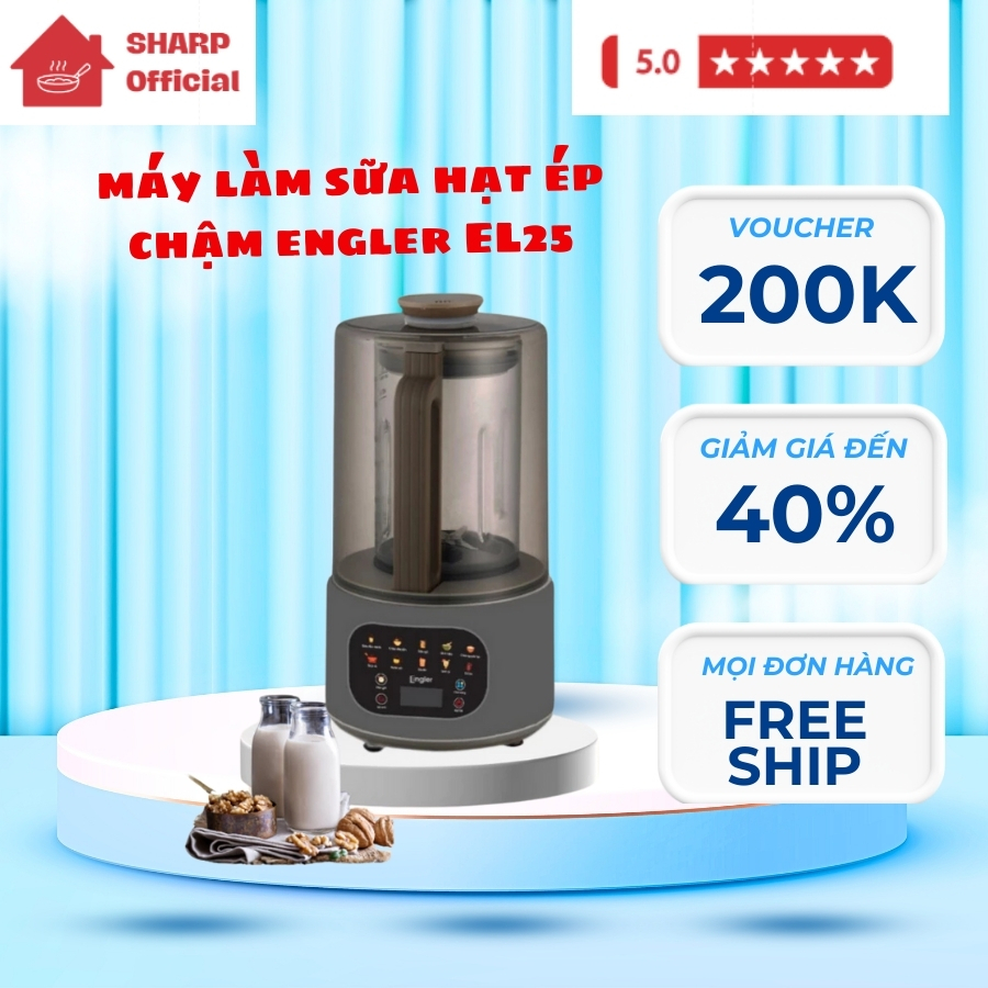 Máy Làm Sữa Hạt 1.5L Chống Ồn Đa Năng Engler EL25 | Bảo Hành Chính Hãng 24 Tháng