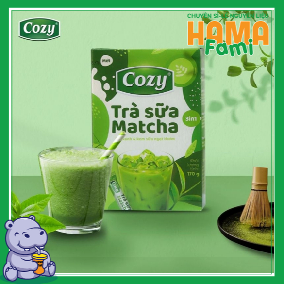 Trà Sữa Matcha Cozy Hòa Tan 3 trong 1 ( 10 gói x 17g )