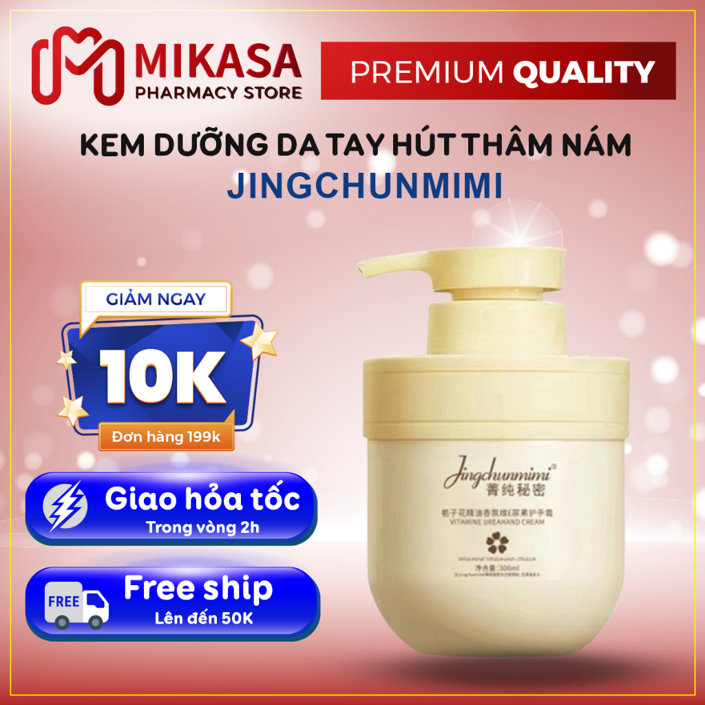 Kem Dưỡng Da Tay JINGCHUNMIMI - Kem Dưỡng Tay JINGCHUNMIMI Mờ Nếp Nhăn, Dưỡng Ẩm,  Dưỡng Trắng, Mềm Da Tay