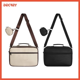 Túi Degrey Simili kiểu ngang, Cặp da đeo chéo đựng ipad, Túi Đeo Chéo Nhiều Ngăn Nam Nữ