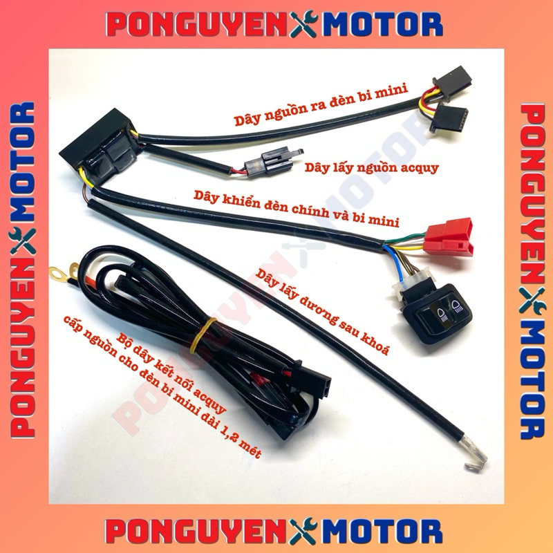 MẠCH TẮT MỞ ĐÈN BI MINI BI CẦU VÀ AUTO PASSING TRÊN NÚT PASSING SH