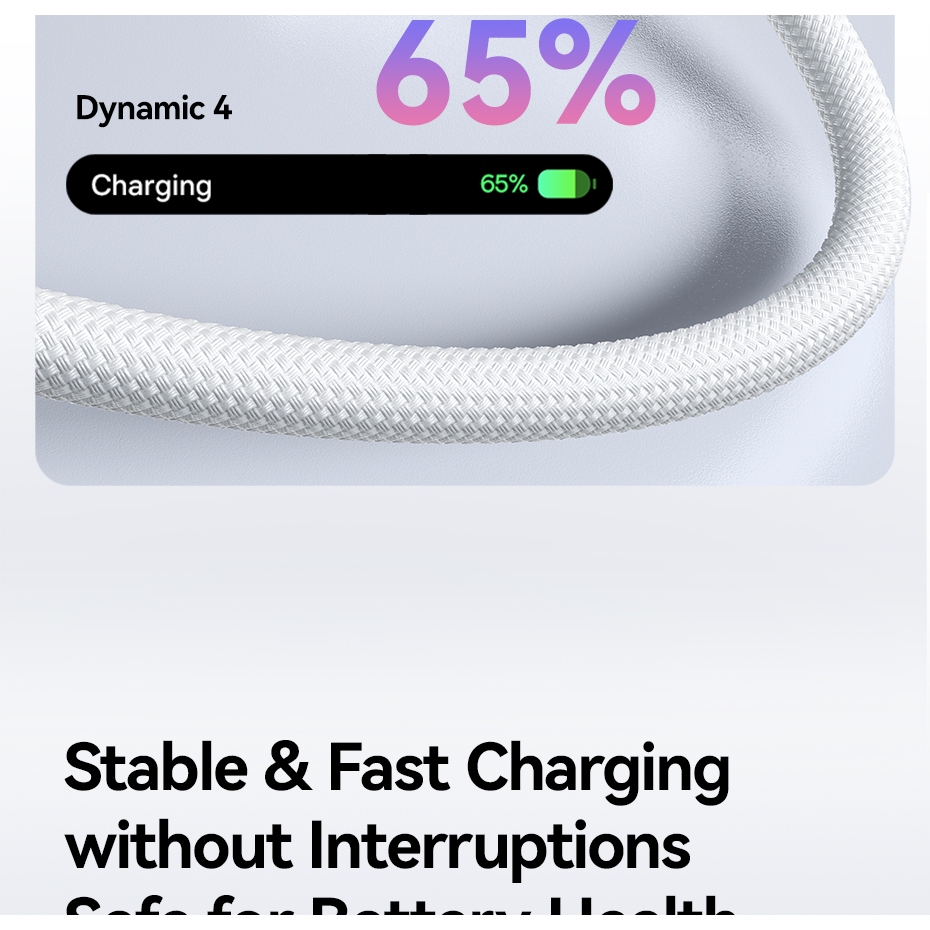 Cáp sạc nhanh Baseus 100W PD USB-C sang USB-C, Sạc nhanh cho Phon.e 15, M.ac, Sa.m.sung và các thiết bị tương tự | BigBuy360 - bigbuy360.vn