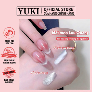 Gel mắt mèo Lưu Quang Flowing light - Sơn mắt mèo white siêu sáng trắng phủ mọi nền sơn - mắt mèo siêu sáng dễ hút nail