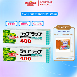 Màng bọc thực phẩm Laspalm chính hãng có dao nhựa Moriitalia 45x400