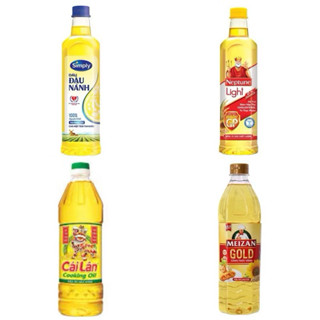 Dầu Ăn thực vật 1L các loại ( happykoki , Tường An, Simply , Cái Lân, Meizan, Gạo Lứt....)