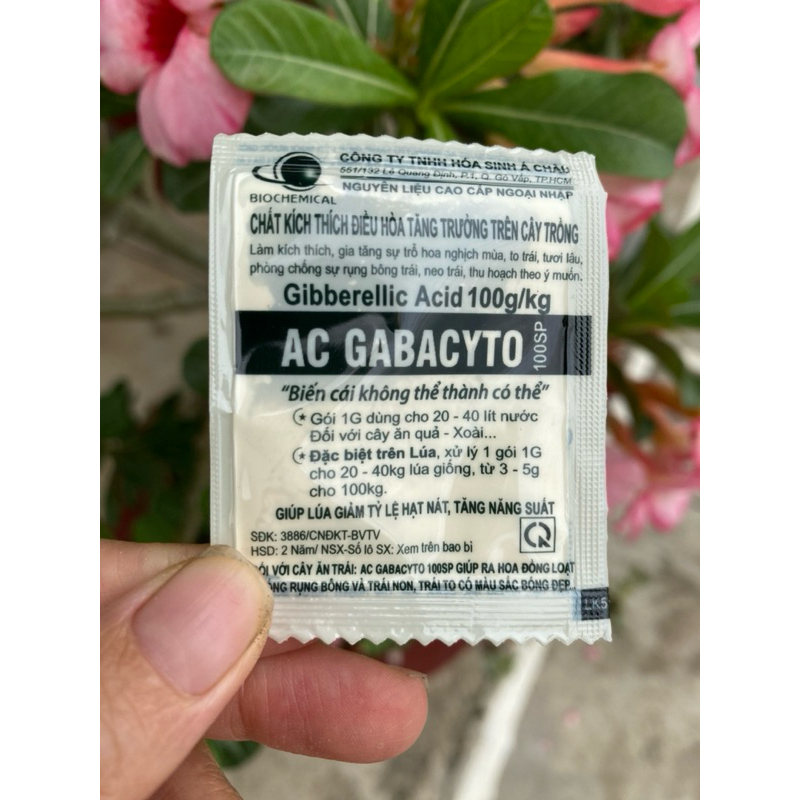 Chất Điều Hòa Tăng Trưởng AC Gabacyto 100SP (Ga3 tép)