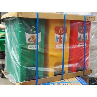 💥RẺ NHẤT💥Thùng Rác Phân Loại Duy tân ECO Bộ 3 💥Tổng Kho Giá Rẻ SG💥