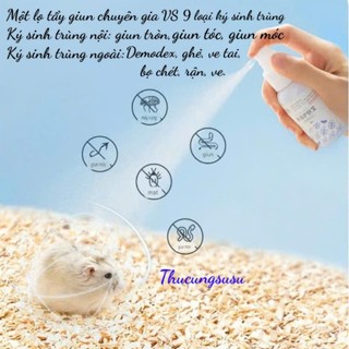 Diệt Ve, Bọ chét YEE cho Hamster, Thỏ, Bọ, Chinchilla, Sóc, Smallpet