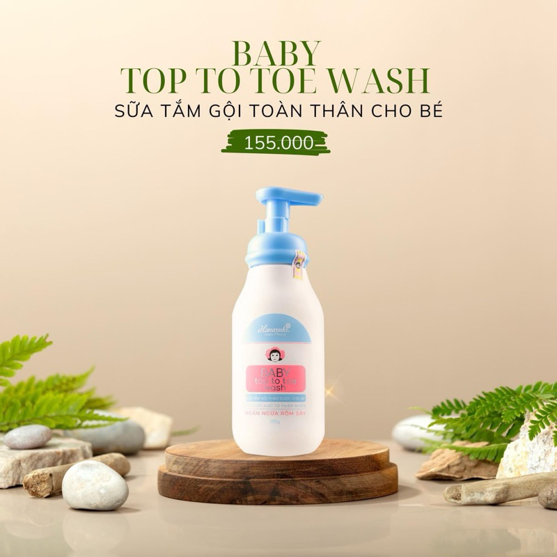 Sữa Tắm Gội Em Bé Hanayuki